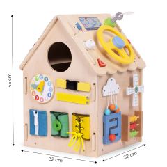 Montessori dřevěný domek XXL, 30 aktivit (9)