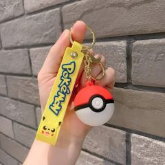 Dětská klíčenka Pokémon Pokébal s poutkem a karabinou (2)