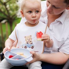 Froté bryndáček s podšívkou, nepromokavý, béžový, BabyOno (3)