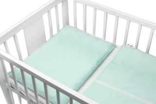 Luxusní 2-dílné bavlněné povlečení - Royal Baby - mátové