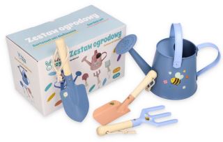 Zahradní set pro děti Adam Toys – 4 ks, modrý, 3+ (1)