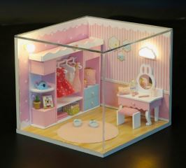2Kids Toys miniatura domečku Roztomilá šatna (1)