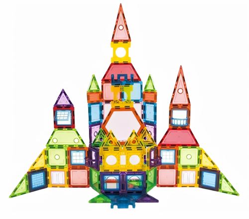 Magnetická 3D stavebnice Space castle 130ks
