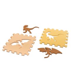 Pěnové puzzle, XXL podložka Dinosauři, 36 dílů, 143 × 143 cm (12)