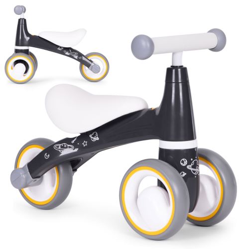 Odrážedlo/tříkolka Eco Toys, Space  - šedá
