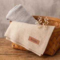 Bambusová deka pro miminko 80x100 cm, 100% bambus, beige (2)