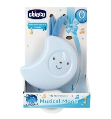 CHICCO hrací strojek Měsíček My Sweet Doudou - modrý CHICCO hrací strojek Měsíček My Sweet Doudou - modrý