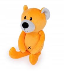 Dětská plyšová hračka/mazlíček Medvídek 19 cm,  oranžový (1)