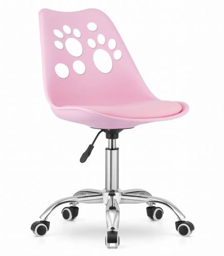 Designová kancelářská židle Bella - růžová