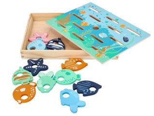 Edukační hra/ vkládačka - Chyť rybičku, Adam Toys (2)