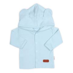 Bavlněná souprava pro miminko do porodnice 5D, Made with love, baby blue (3)