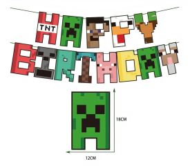 Velká narozeninová sada Minecraft Pixel 49ks (1)