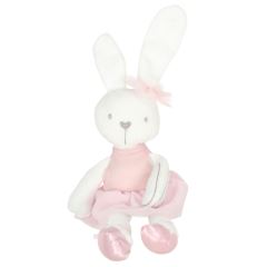 Plyšový mazlík pro děti Bunny Love, růžový, 46 cm