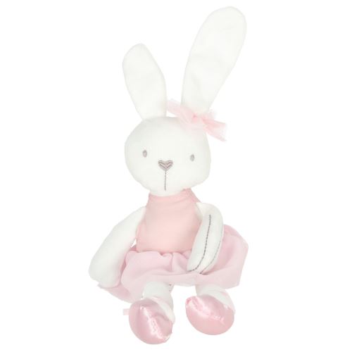 Plyšový mazlík pro děti Bunny Love, růžový, 46 cm