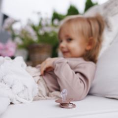 Dudlík silikonový, anatomický tvar, 18m+, 2 ks - Nature (2)