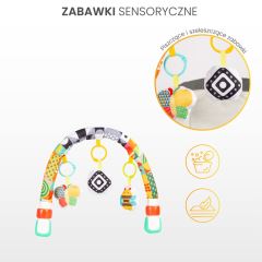 Edukační hrazdička na kočárek - barevná (596489)