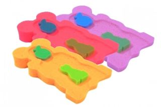 WOMAR Lehátko do vany - růžový/červený/oranž/fialový desing dívčí