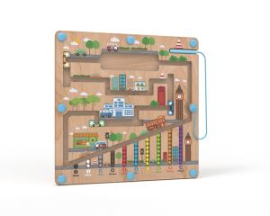 Edukační magnetická hrací deska City (4)