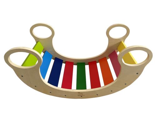 Montessori houpačka, dětská - duhová