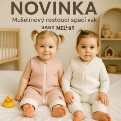Mušelínový spací vak se zahrnovacími nohavičkami - jeans, vel. S (3)