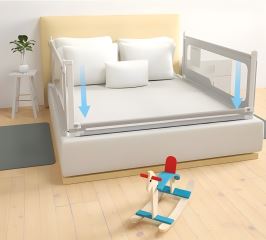 Dětská postelová bezpečnostní zábrana 150 cm (7)