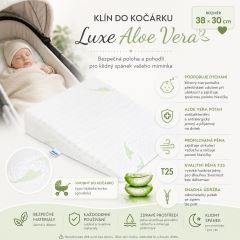 Sada - polštář, klín do postýlky + polohovací klín do kočárku ALOE (8)