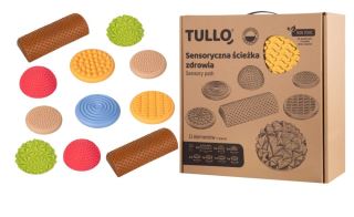 Pastelová senzorická stezka zdraví Tullo, 11 dílů