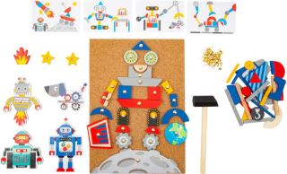 Dřevěná zatloukačka hra, Roboti (2)