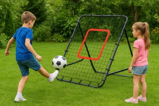 Fotbalový rebounder – tréninková odrazová branka 100x100 cm (6)