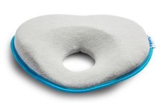 Ergonomický, tvarující polštářek pro miminko BASIC - šedý, tyrkys (560072)