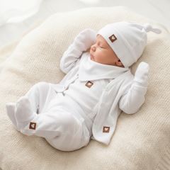 Kojenecká výbavička pro miminko, 6dílná, bílá – Z&Z (3)