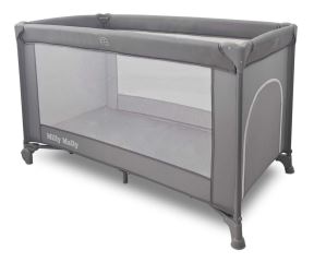 Cestovní postýlka Mirage Milly Mally – ohrádka i lůžko na cesty, grey