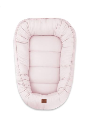 Kokon pro novorozence MimiNu Soft 75×55 cm – 100% bavlna, 0–6 měsíců - růžový