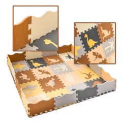 Pěnové puzzle, XXL podložka Dinosauři, 36 dílů, 143 × 143 cm (10)