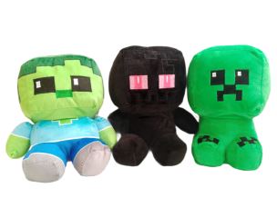 Plyšová hračka Minecraft Zombie Steve Pixel maxi 25cm (5)