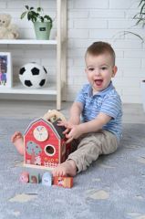 Dřevěná hračka, vkládačka Farma (5)