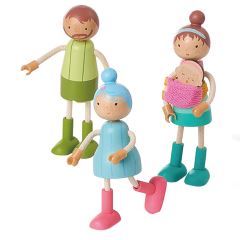 2Kids Toys Sada nábytku s rodinou 5 v 1 (8)