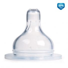Antikoliková širokootvorová savička Canpol Babies, 6m+, 1 ks