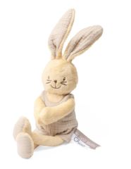 CHICCO plyšový králíček s chrastítkem My Sweet Doudou - krémový