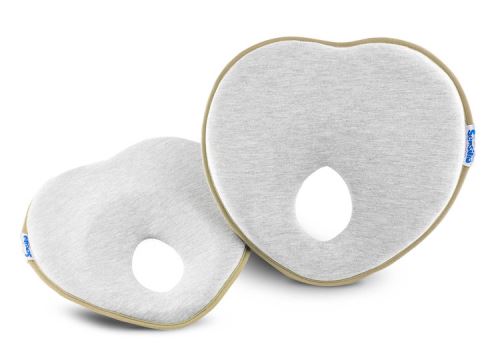 Ergonomický, tvarující polštářek pro miminko BASIC - šedá, béžová (568590)