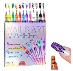 Sada barev na nehty Fixy Nail art 12ks