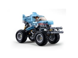 Sluban Power Bricks Natahovací Off-road Modrý Žralok (1)