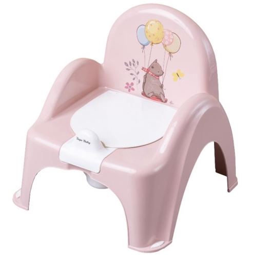 Tega Baby Nočník/židlička Medvídek - pudrový (442909)