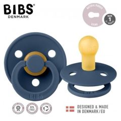 Kaučukový dudlík BIBS, 0-6 m, tm. modrý (1)