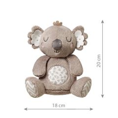 Plyšová hračka s chrastítkem Koala Coco, šedá (4)