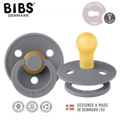 Kaučukový dudlík BIBS, 0-6 m, šedý (1)