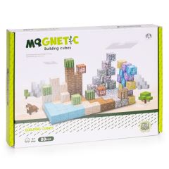 Magnetická konstrukční stavebnice pro děti, sada 88 ks (8)