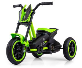 Dětská motokára RIDER – šlapací gokart, 3+, nosnost 30 kg - zelená