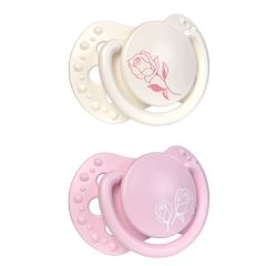 Dudlík LOVI Classy 0-2 m, 2 ks – Petite Rose girl