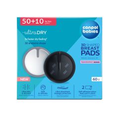 Vložky do podprsenky 3D 60 ks – prodyšné, ultraabsorpční, jednorázové, černé (1)